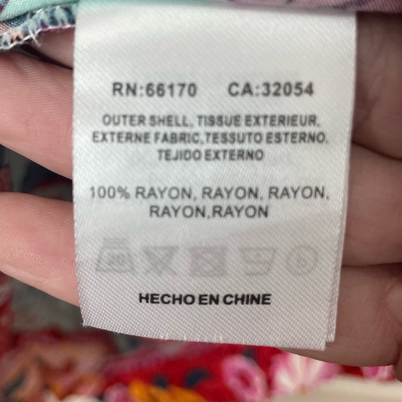 Anthropologie Riley Radiant Floral Kimono Boho - One Size - Picture 11 of 12